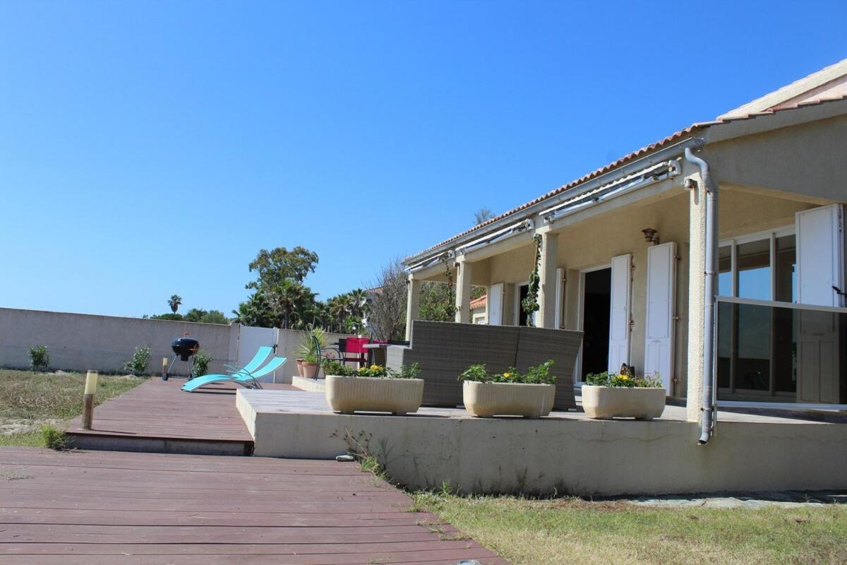 Bord de mer, pieds dans l'eau, vue panoramique Villa San-Nicolao Exterior photo